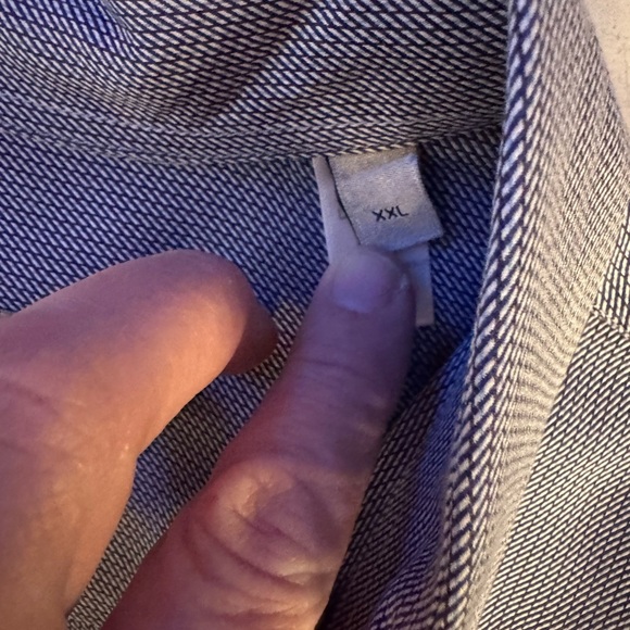 Armani Collezioni Blue Button Down Dress Shirt Size XXL - Picture 5 of 5